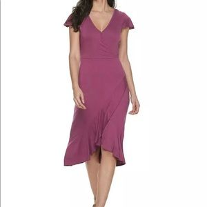 Juicy Couture Wrap Dress Twilight Pink Size XS